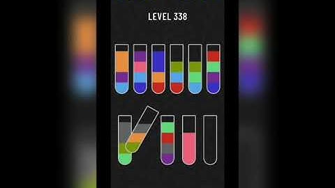 Water sort puzzle level 338