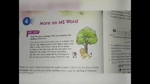 Class 5 Computer Ch-4 More on M.S Word
