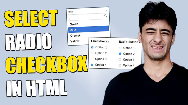 HTML Inputs - How to Radio, Checkbox and Select-Option