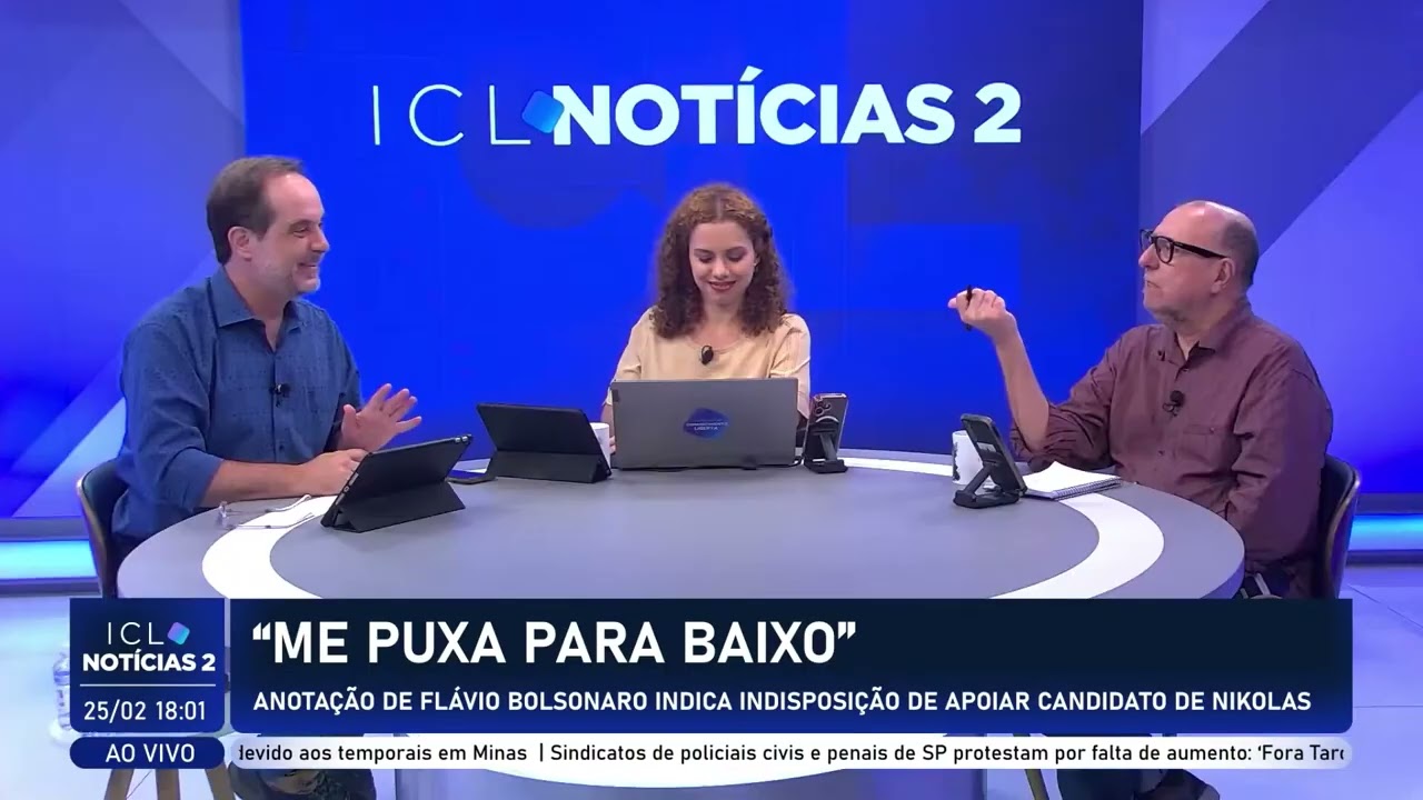 Vazaram as anotações sobre a situação dos estados, feitas por Flávio Bolsonaro durante reunião do PL
