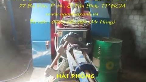 dây chuyền sản xuất củi dăm bào, mùn cưa tại Hải Phòng.mpg