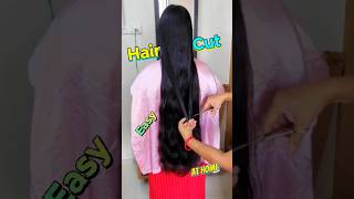 Easy Long Haircut at Home #longhair