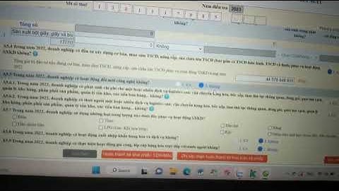 Hướng dẫn lập và nộp báo cáo thống kê qua mạng năm 2023 - Phiếu số 01/DN-MAU - DN có dự án đầu tư