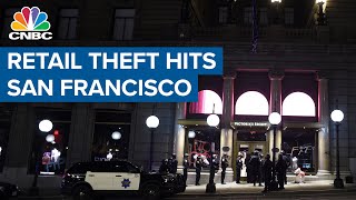 Organized theft spree: Bay Area high-end retail stores hit with