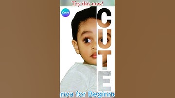 Half Face Text Portrait Effect in Canva | Easy Canva Tutorial for Beginners #canva