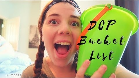 DCP BUCKET LIST! DCP Fall 2018
