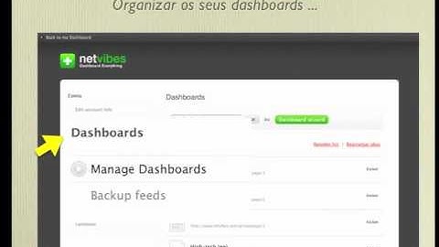 Screen 7: Gerenciar no Netvibes