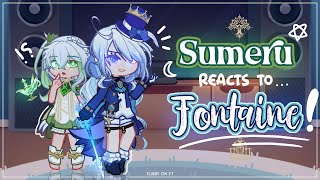Sumeru reacts to Fontaine, Focalors, Furina, Prophecy | Genshin Impact Reacts | Gacha club/life 2