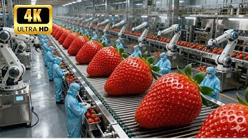 Inside a Strawberry Factory: How Laser Machines Sort Bad Fruit (Unseen Tech)