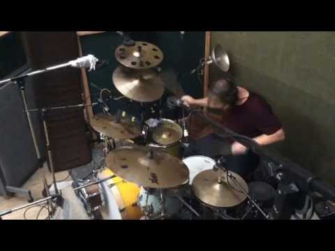 Adam Betts (Three Trapped Tigers) in the studio