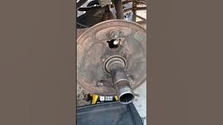 1966 Dodge D200 Wheel prep for brake parts