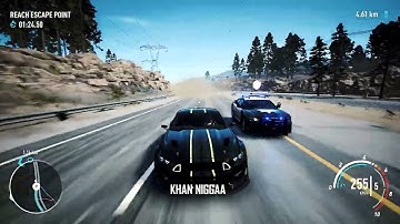 Need for Speed Payback Mustang lose Bait Crate in 4K