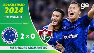 Thumbnail for CRUZEIRO 2 X 0 FLUMINENSE | MELHORES MOMENTOS | 10ª RODADA BRASILEIRÃO 2024 | ge.globo