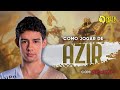 COMO JOGAR DE AZIR - TUTORIAL DE RUNAS, COMBOS, HABILIDADES E POSICIONAMENTO - COM BRUCER