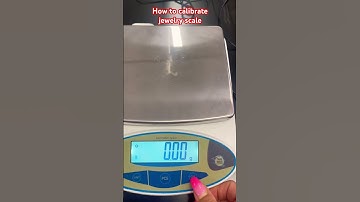 How to calibrate jewelry scale #scalecalibration
