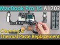 MacBook Pro 15 Touch Bar 2016 & 2017 Disassembling, cleaning and thermal paste replacement