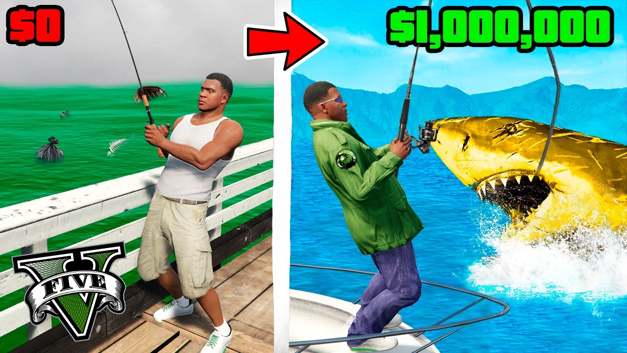 PASO de PESCADOR POBRE a MILLONARIO en GTA 5