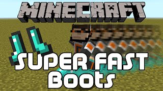 How to Make Super Fast Boots in Minecraft