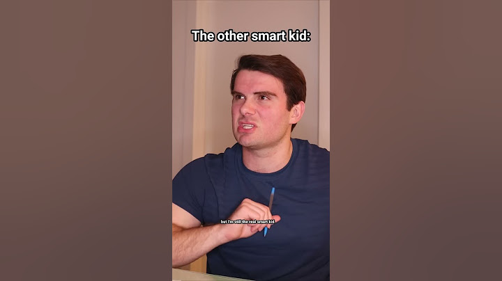 Smart Kid VS Smart Kid.