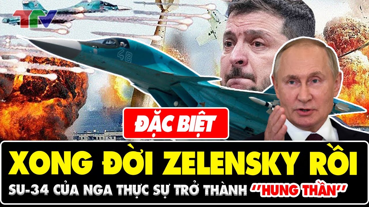Tin Quốc tế 3/10: XONG ĐỜI ZELENSKY RỒI ! Với bom lượn, Su-34 của Nga thực sự trở thành “hung thần”