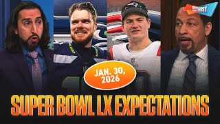 Patriots-Seahawks SBLX expectations, Josh Allen-Sean McDermott, Drake Maye, Lamar's new OC | FTF