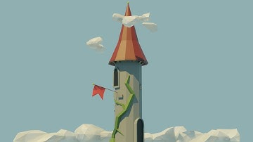 Medieval Tower in Blender - 3D Modelling Time-lapse