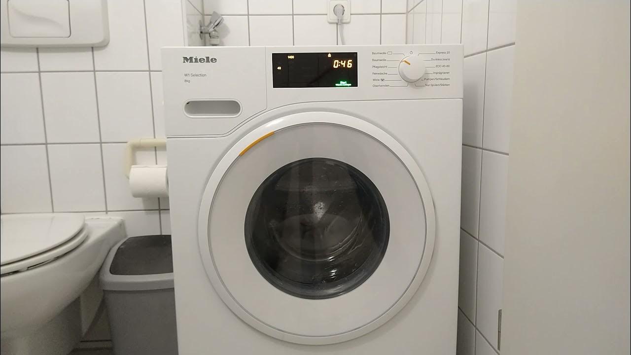 Miele WSD123 Initial Calibration Program YouTube