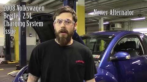 2008 Volkswagen Beetle - 2.5L, Charging System Issue, Newer Alternator