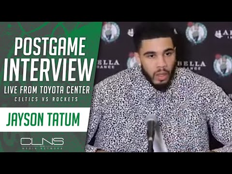 Jayson Tatum TAKES BLAME for Celtics Embarrassing LOSS to Rockets | Celtics Postgame Interview
