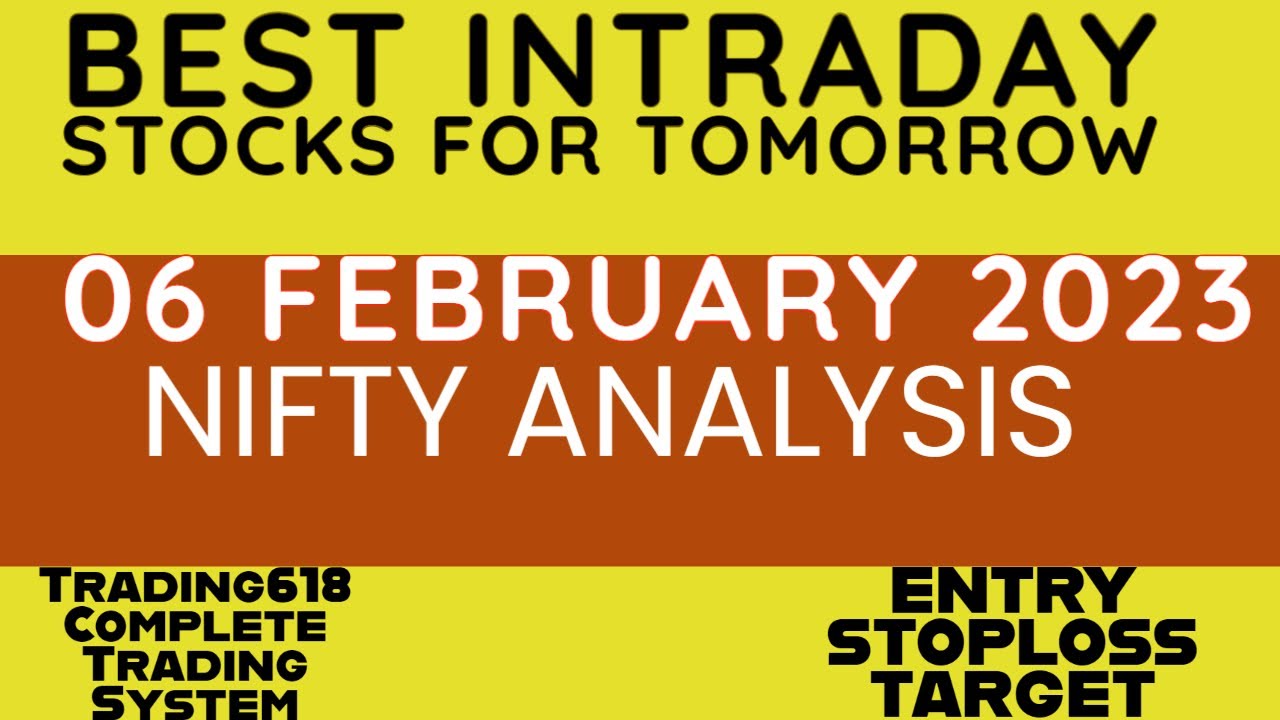 Best Intraday Stocks for tomorrow| 06 February 2023 | Entry, Exit ...