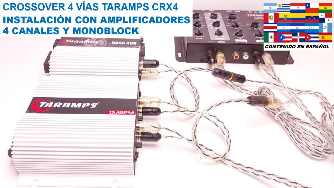TECH INFO - INSTALLATION of the TARAMPS CRX4 CROSSOVER with