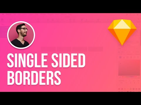 Sketch 3 Tutorial | The Single Sided Border Trick
