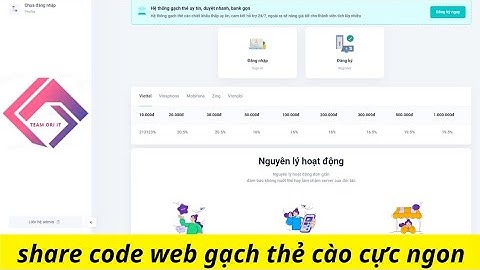 Share Code Web Gạch Thẻ Cực Vip ! Có Tích Hợp Nạp Rút MOMO Tự Động | anori.com.vn