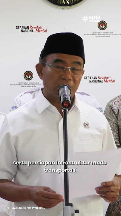 RTM Persiapan Hari Raya dan Mudik Idulfitri 1445 H/2024 M