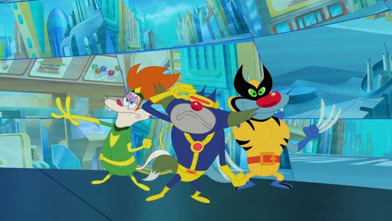 Oggy And the Cockroaches | ZMAN CALLING (S05EP63) 🦸‍♂️ A Xilam series | Cartoon in English