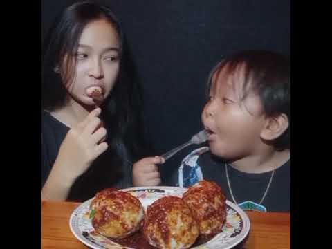 MUKBANG BAKSO w/ Kaka rumas alvia || mukbang || vlog abhi