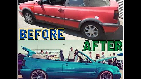 Building a VW GOLF in 10 minutes! [Before And After Car Transformation]
