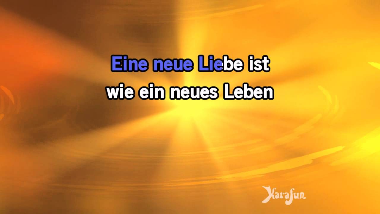 Eine Neue Liebe Ist Wie Ein Neues Leben Chords chordify.net