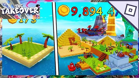 How to get the Takeover Badges in Roblox Build An Island