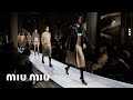 Miu miu springsummer 2022 fashion show basic instincts