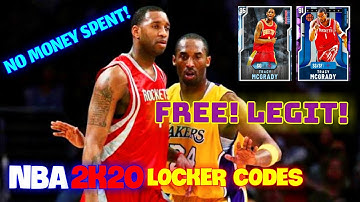 NBA Locker Codes 2K20 Tracy McGrady TMAC NBA 2K20 Locker Codes