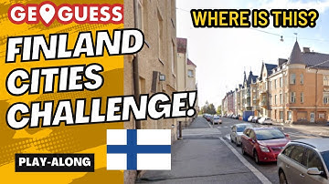 GeoGuessr Finland/Suomi - Finnish Cities/ Suomen Kaupungit - American lost in Helsinki?
