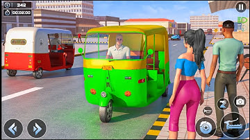 Tuk Tuk Auto rickshaw wala game open world #3d Android game play | seeagamingtv