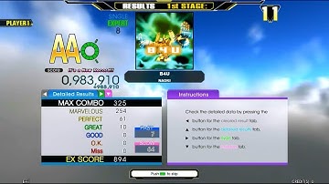 [SM5/DDR A] B4U Expert Mode Great Full Combo AA