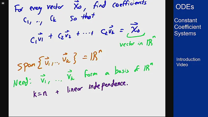 Differential Equations - Intro Video - Real and Distinct Eigenvalues