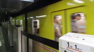 東京メトロ銀座線　1000系　入線　浅草駅  G 19