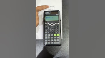 How to perform differentiation in Fx 991ES Plus calculator