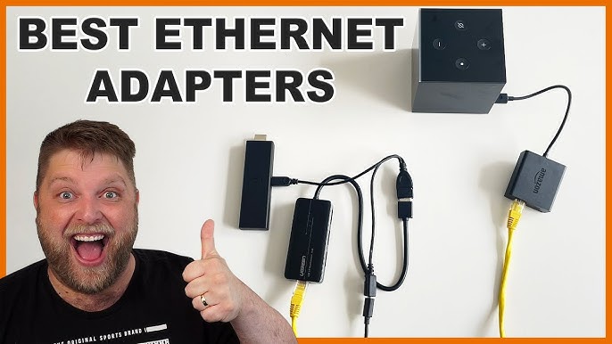 ZEXMTE Ethernet Adapter for Fire TV Stick, Fire Stick Ethernet Adapter,  Micro USB to RJ45 Ethernet Adapter, Micro USB Firestick Ethernet Compatible