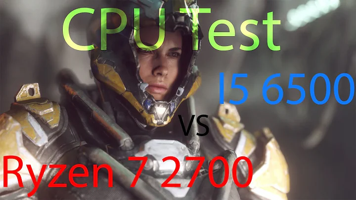 Comparativa Intel i5 6500 vs Ryzen 7 2700 en Anthem