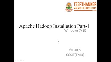 hadoop installation part1_4 for windows 7/10